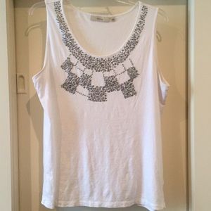 Sleeveless Sejour sequin top